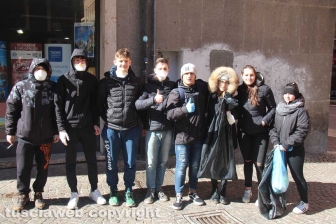 Cittadini e studenti al lavoro per "Puliamo Viterbo"
