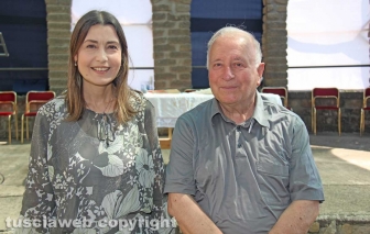Viterbo - Claudia Koll alla comunità della Quercia con Alberto Canuzzi