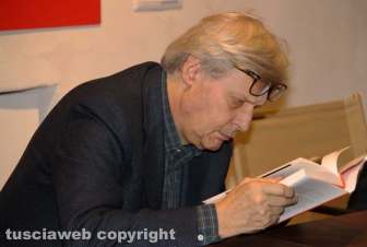 Sutri - Vittorio Sgarbi alla presentazione di Cleopatra di Artemisia Gentileschi