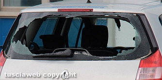 Viterbo - Colpi di pistola al semaforo