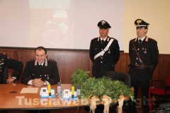 La conferenza stampa dei carabinieri