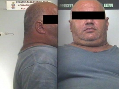 Coltivazione di canapa indiana sequestrata - Uno degli arrestati