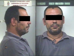 Coltivazione di canapa indiana sequestrata - Uno degli arrestati