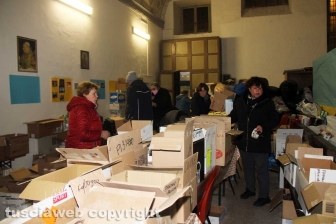 Il centro di raccolta della comunità ucraina