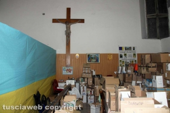 Il centro di raccolta della comunità ucraina