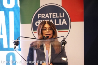 Viterbo - Congresso provinciale di Fratelli d'Italia - Tiziana Governatori