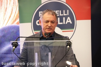 Viterbo - Congresso provinciale di Fratelli d'Italia - Sergio Del Gelsomino