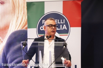 Viterbo - Congresso provinciale di Fratelli d'Italia - Massimo Basili