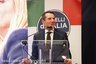 Viterbo - Congresso provinciale di Fratelli d'Italia - Sandro Pappalardo