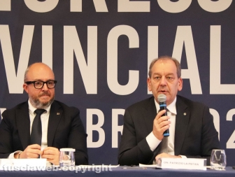Viterbo - Congresso provinciale di Fratelli d'Italia - Da sinistra Mauro Rotelli e Patrizio La Pietra