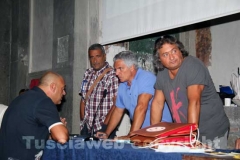 Macchina di santa Rosa - Consegna dei ciuffi e prove