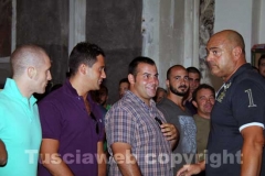 Macchina di santa Rosa - Consegna dei ciuffi e prove