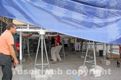 Macchina di santa Rosa - Consegna dei ciuffi e prove