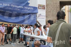 Macchina di santa Rosa - Consegna dei ciuffi e prove