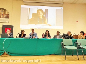 Viterbo - Consegna premio Romei ai figli della dirigente Simonetta Pachella