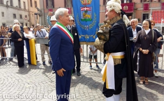 Consegnata la mazza del maggiordomo