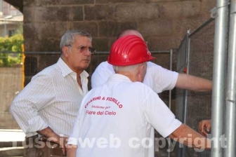Contaldo Cesarini con il sindaco Giovanni Arena