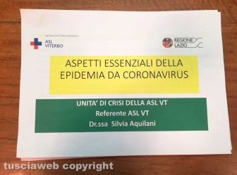 Coronavirus - Il vademecum dell'Asl