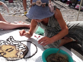 Corpus Domini, i preparativi dell'infiorata di Bolsena