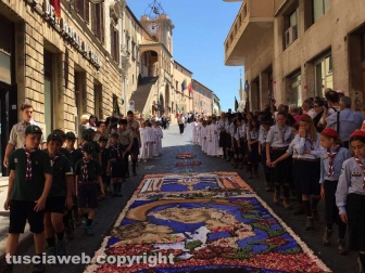 Tarquinia - Corpus Domini - Infiorata