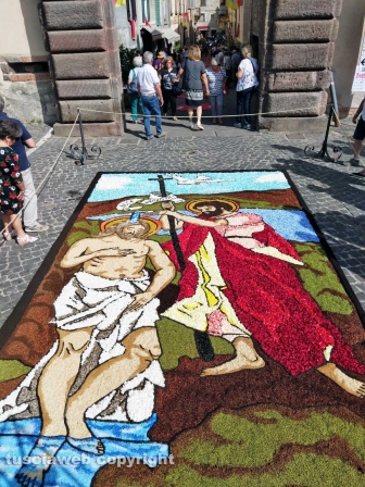 Corpus Domini, l'infiorata di Bolsena