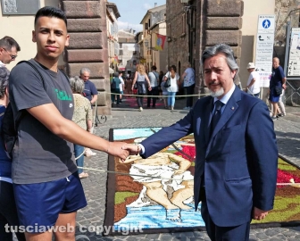 Corpus Domini, l'infiorata di Bolsena