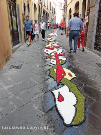 Corpus Domini, l'infiorata di Bolsena