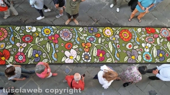 Corpus Domini, l'infiorata di Bolsena
