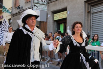 Ronciglione - Corse a vuoto 2017 - I rioni in corteo