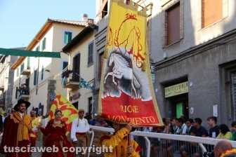 Ronciglione - Corse a vuoto 2017 - I rioni in corteo