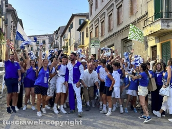 Ronciglione - Corse a vuoto 2024 - I vincitori del rione Madonna di Loreto