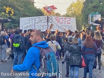 Roma - G20, corteo di manifestanti