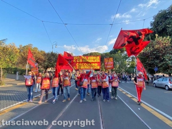 Roma - G20, corteo di manifestanti