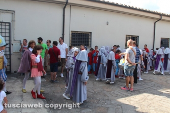 Santa Rosa - Corteo storico - La preparazione