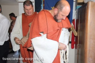 Santa Rosa - Corteo storico - La preparazione