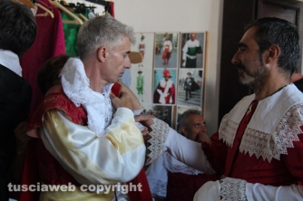 Santa Rosa - Corteo storico - La preparazione