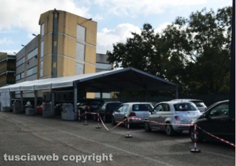 Coronavirus, operativo il nuovo drive-in al Riello