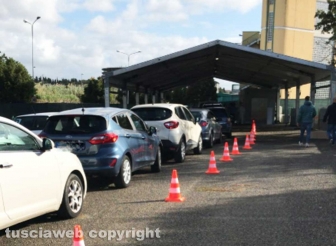 Coronavirus, operativo il nuovo drive-in al Riello