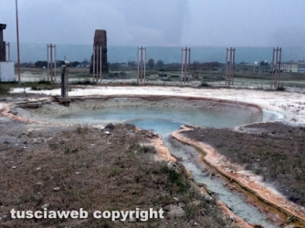 Viterbo - Crolla il livello dell\'acqua al Bullicame
