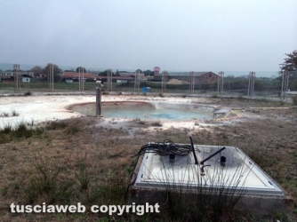 Viterbo - Crolla il livello dell\'acqua al Bullicame