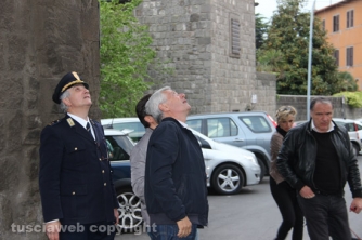 Crolla il tetto della porta del Carmine