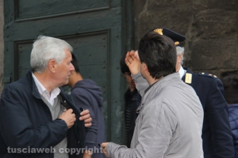Crolla il tetto della porta del Carmine