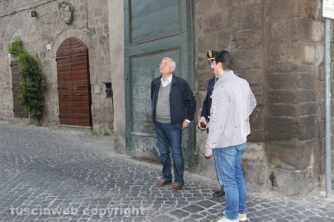 Crolla il tetto della porta del Carmine