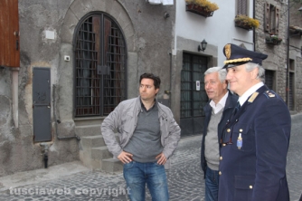 Crolla il tetto della porta del Carmine