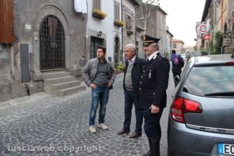 Crolla il tetto della porta del Carmine
