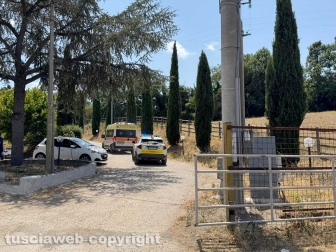 Viterbo - Crolla solaio di una casa sulla Cassia Sud