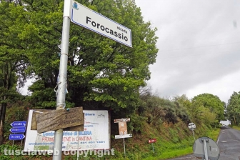 Crolla un costone a Foro Cassio