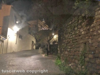 Viterbo - Via Faul - L'ingresso al parcheggio