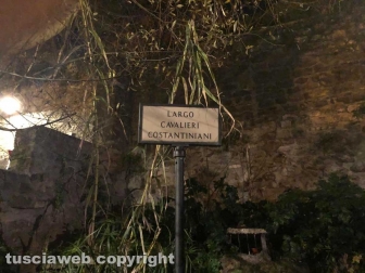 Viterbo - Il posteggio di largo Cavalieri Costantiniani