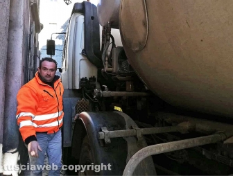 Viterbo - Chiuso tratto di via San Lorenzo